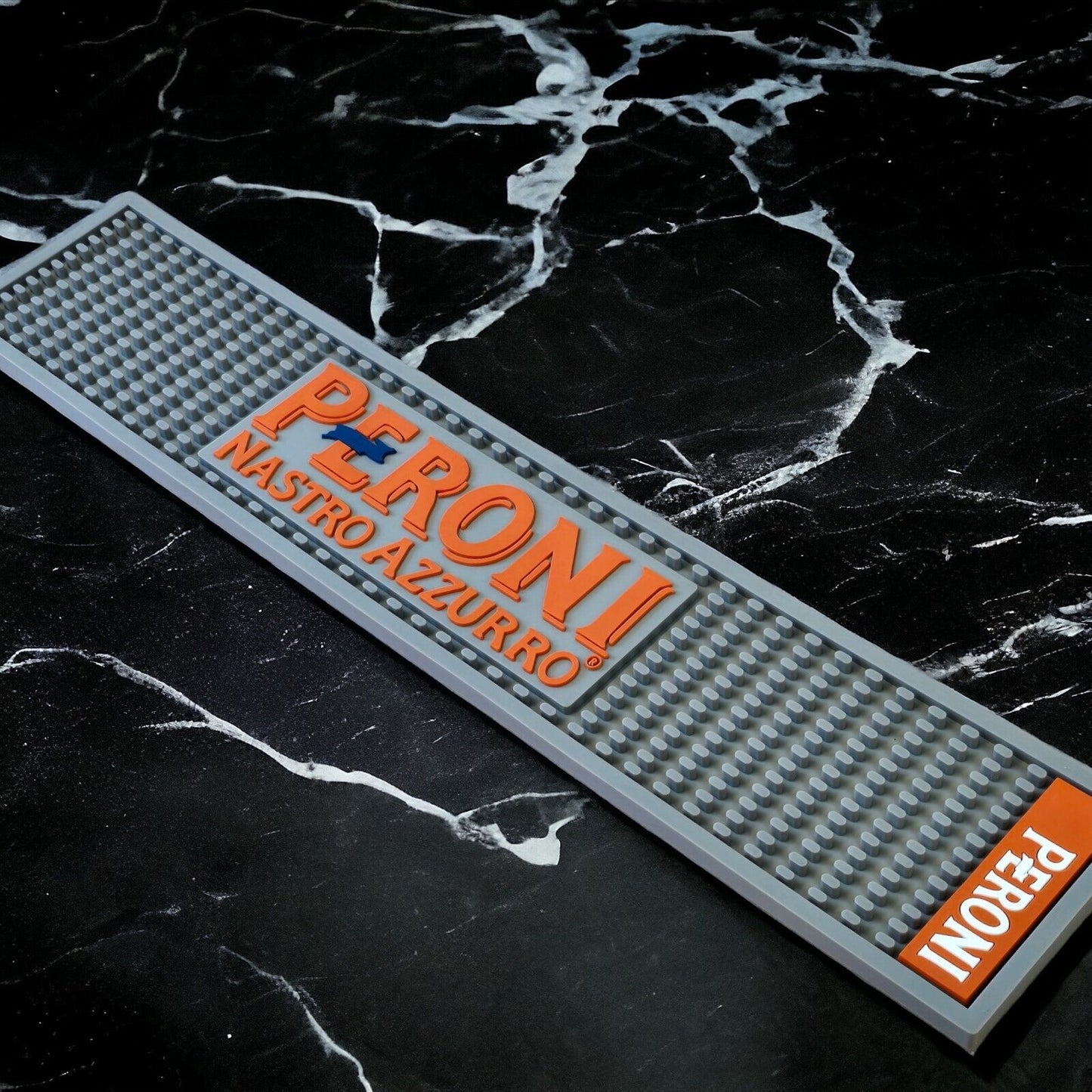 Peroni Nastro Azzurro Bar Runner - Premium PVC Counter Drip Mat