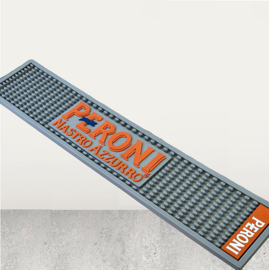 Peroni Nastro Azzurro Bar Runner - Premium PVC Counter Drip Mat