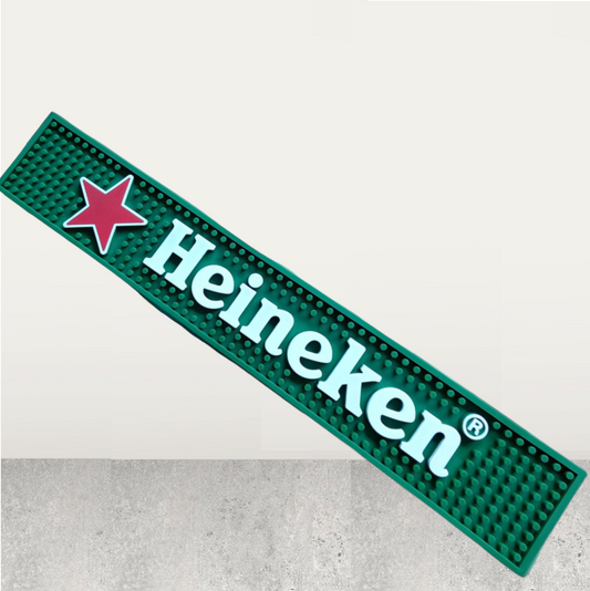 Heineken Bar Runner – Classic Branding, Spill-Proof Design