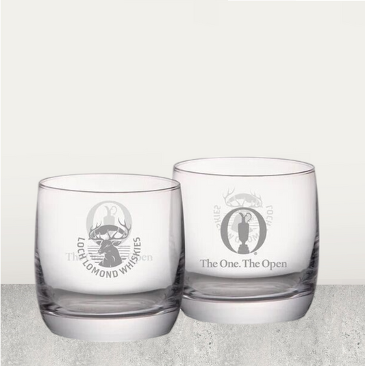 Loch Lomond Limited Edition Golf Whisky Glass Set - Exclusive Collectors' Item