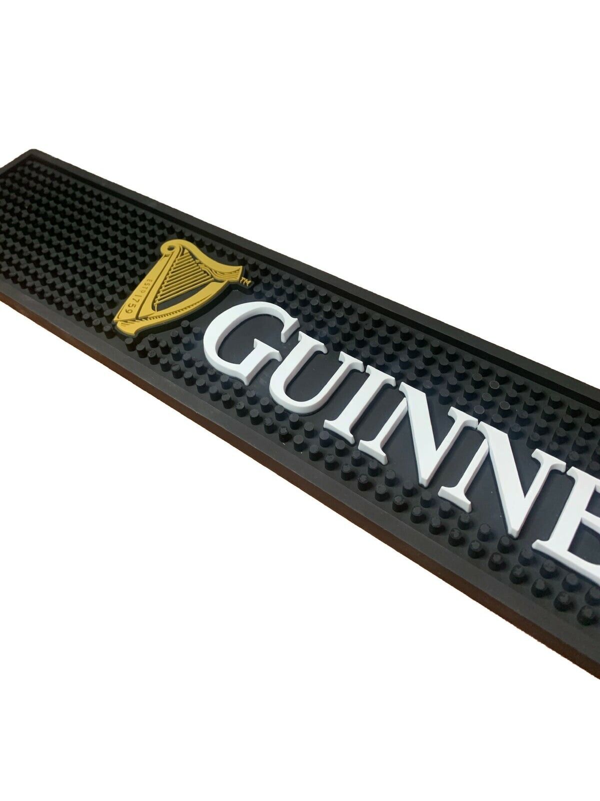 (2023) Guinness Bar Runner - Non-Slip Home Bar & Man Cave Drip Mat