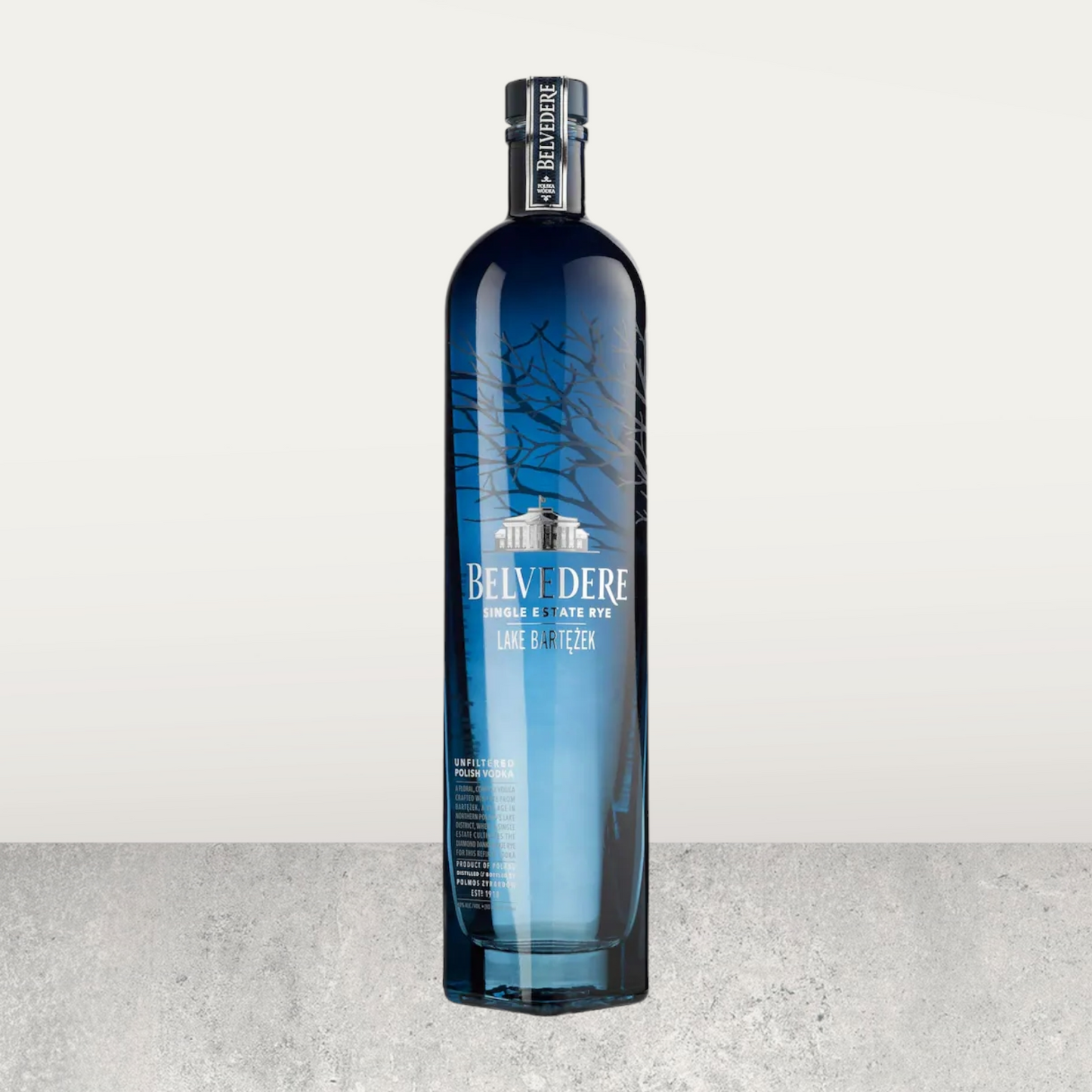 BELVEDERE SINGLE ESTATE RYE VODKA LAKE BARTĘŻEK - Bottle - 70 cL