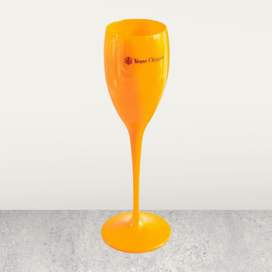 Veuve Clicquot Signature Orange Champagne Flute - Elegant Stemware