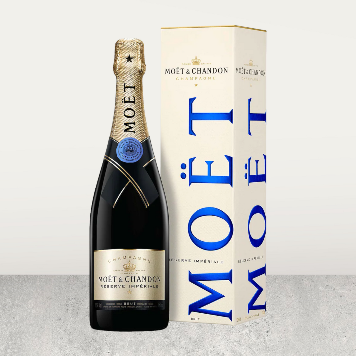 MOËT & CHANDON RÉSERVE IMPÉRIALE - Gift box with bottle - 75 cL