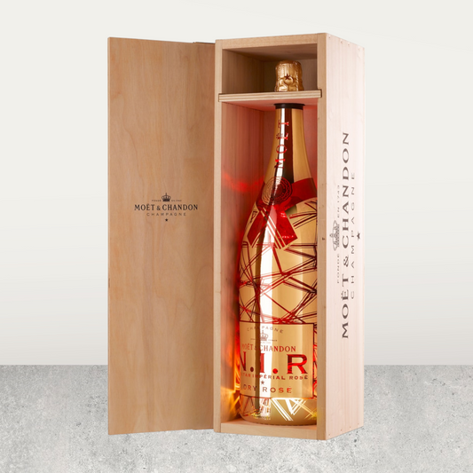 MOËT & CHANDON NECTAR IMPÉRIAL ROSÉ DRY - Wooden case with jeroboam - 3L