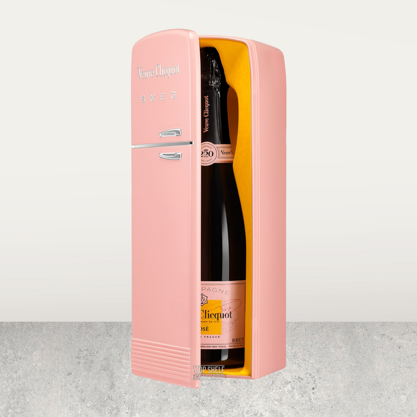 Veuve Clicquot x SMEG Limited Edition Rosé Fridge & Champagne Set