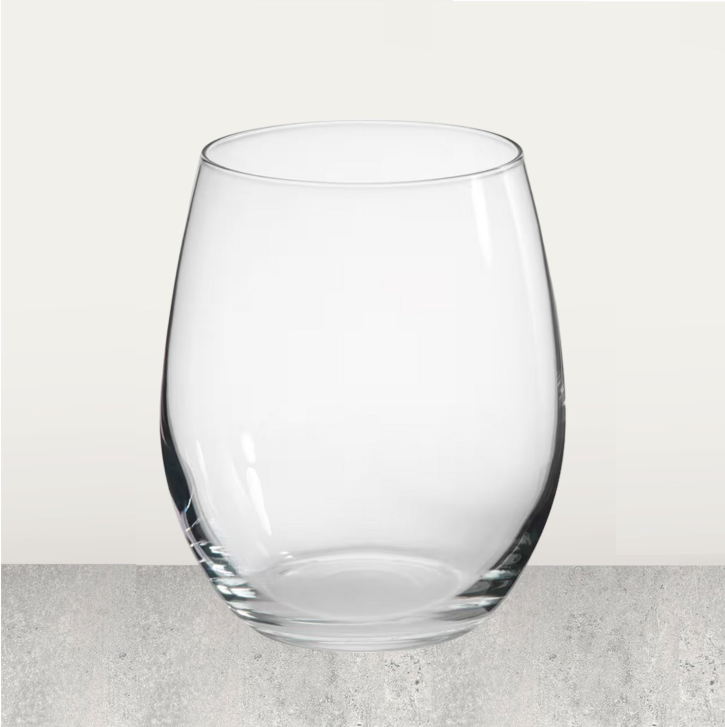 Pero Niño Grande Stemless Wine Glass Set - Luxury 4 Pack