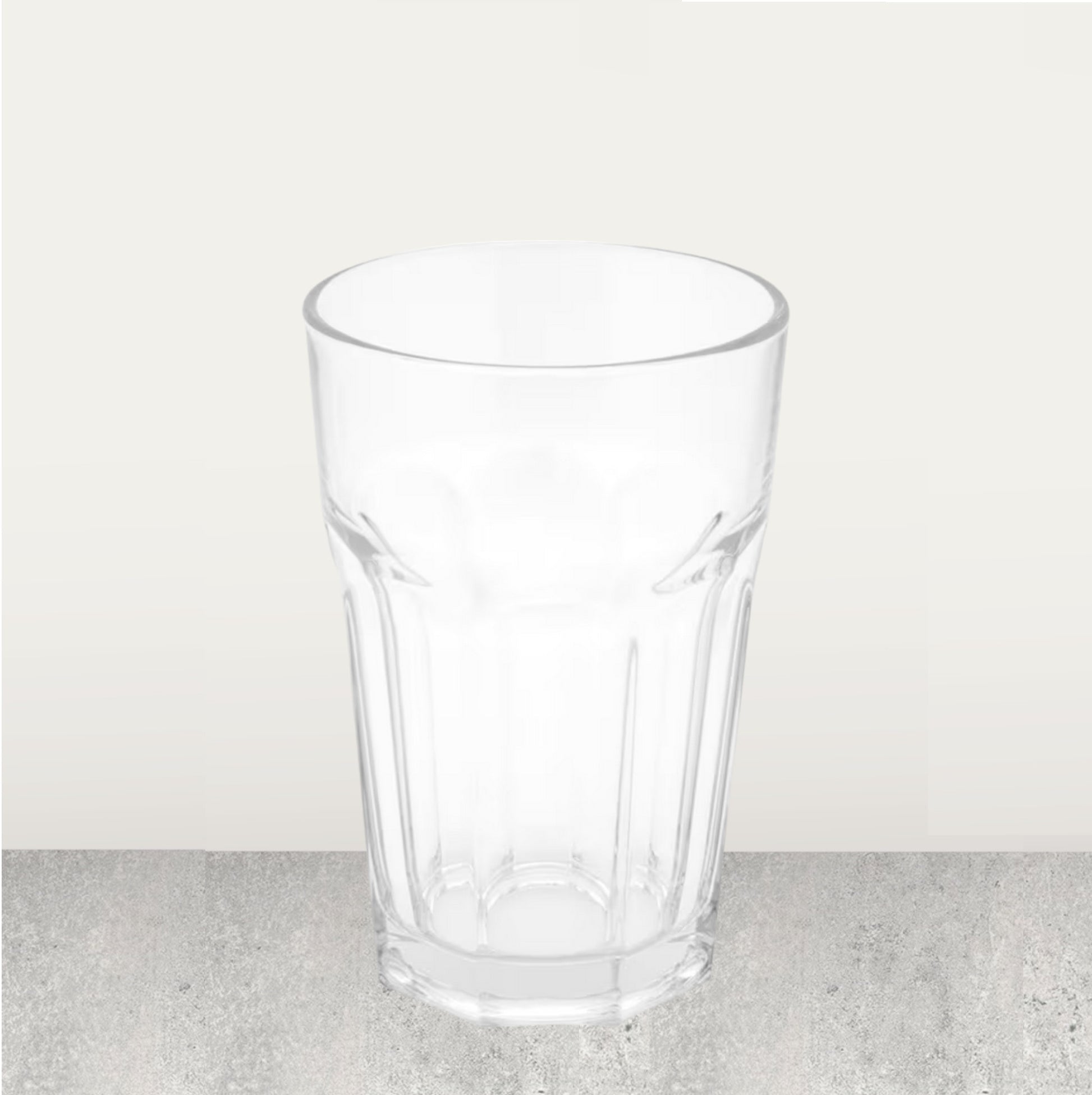 Pero Niño Crystal Soda Glass Tumbler Set - Luxury 12 Pack